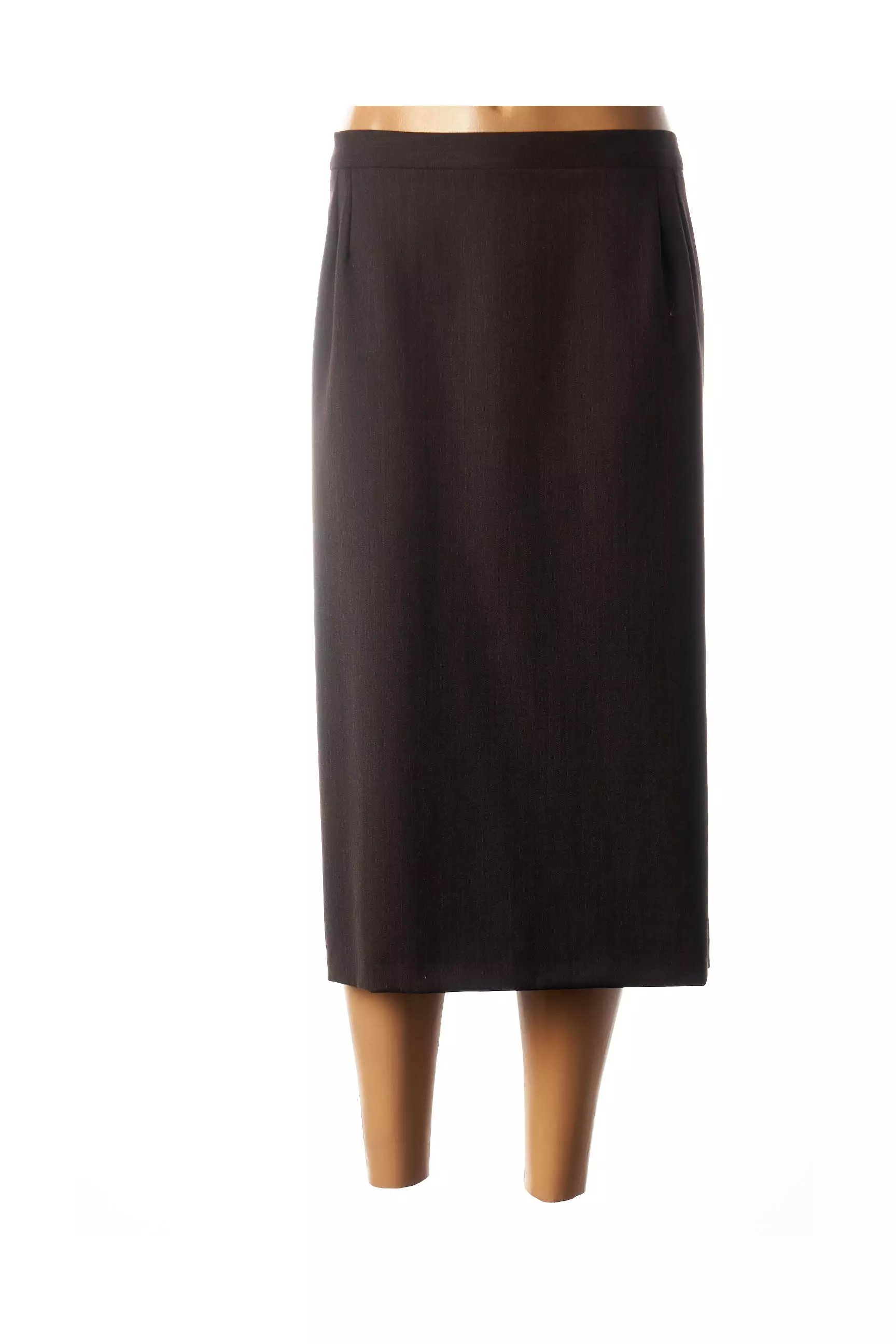 Gevana Jupes Mi Longues Femme couleur marron