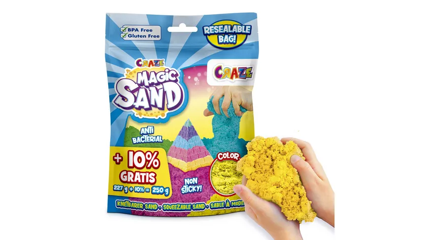 CRAZE - MAGIC SAND Starter Foilbag, 1 Stück, sortiert