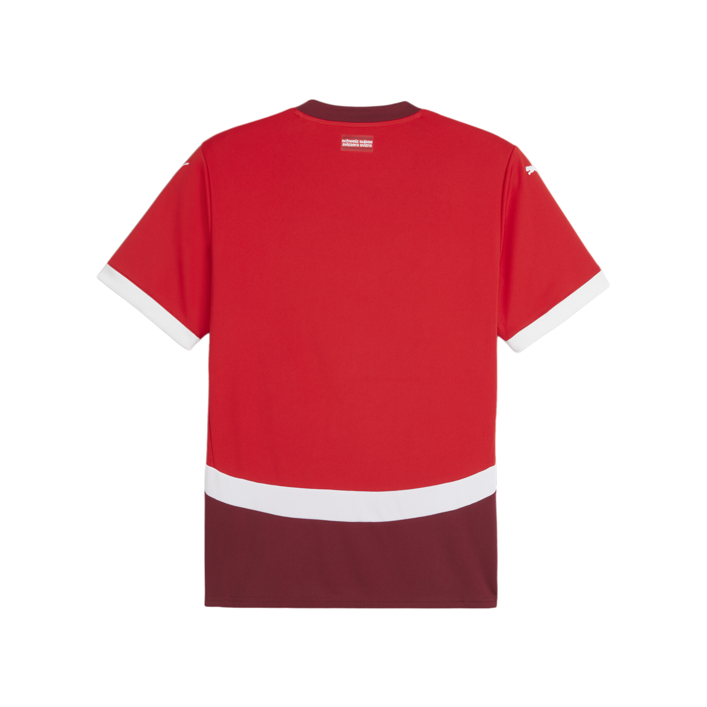 PUMA Schweiz Trikot Home EM 2024 Rot F01