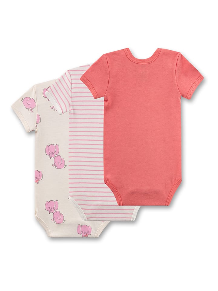 Sanetta 3er-Set: Bodys in Rosa/ Pink günstig kaufen