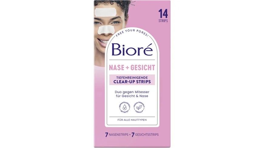 BIORÉ Kombi Clear-Up Strips - Tiefenreinigend