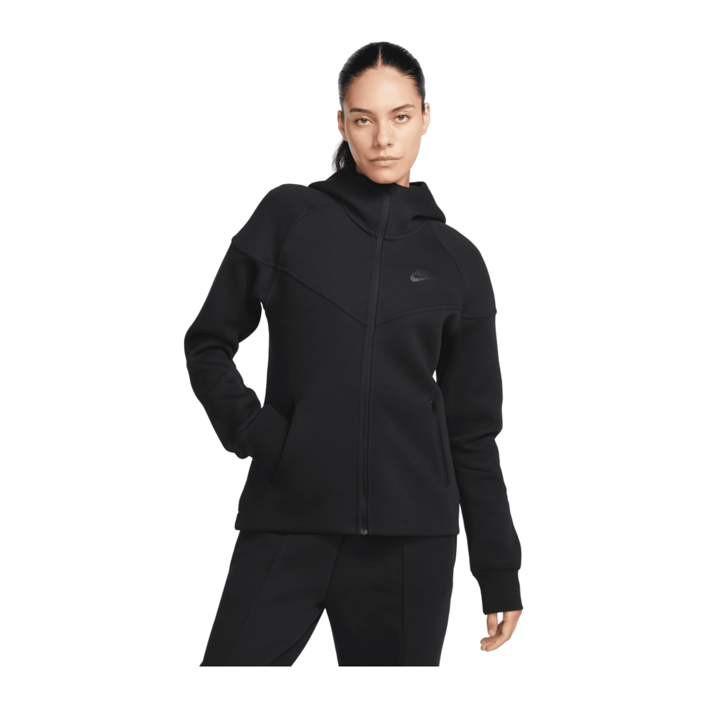 Nike Tech Fleece Windrunner Damen Schwarz F010
