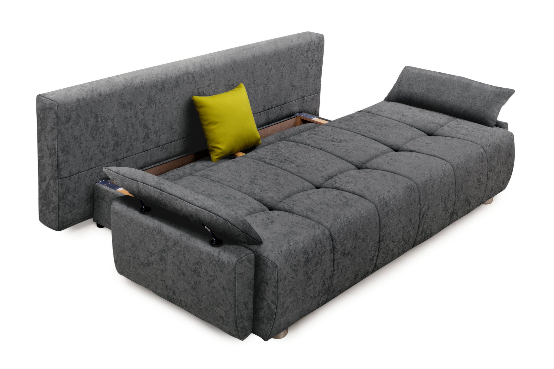 COLLECTION AB Schlafsofa Funtastic, mit Federkern, Bettfunktion, inklusive 2 Rücken- und 1 Zierkissen