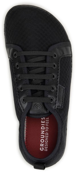 Groundies ~ Flex LowCut Sneaker GO+ ~ Black