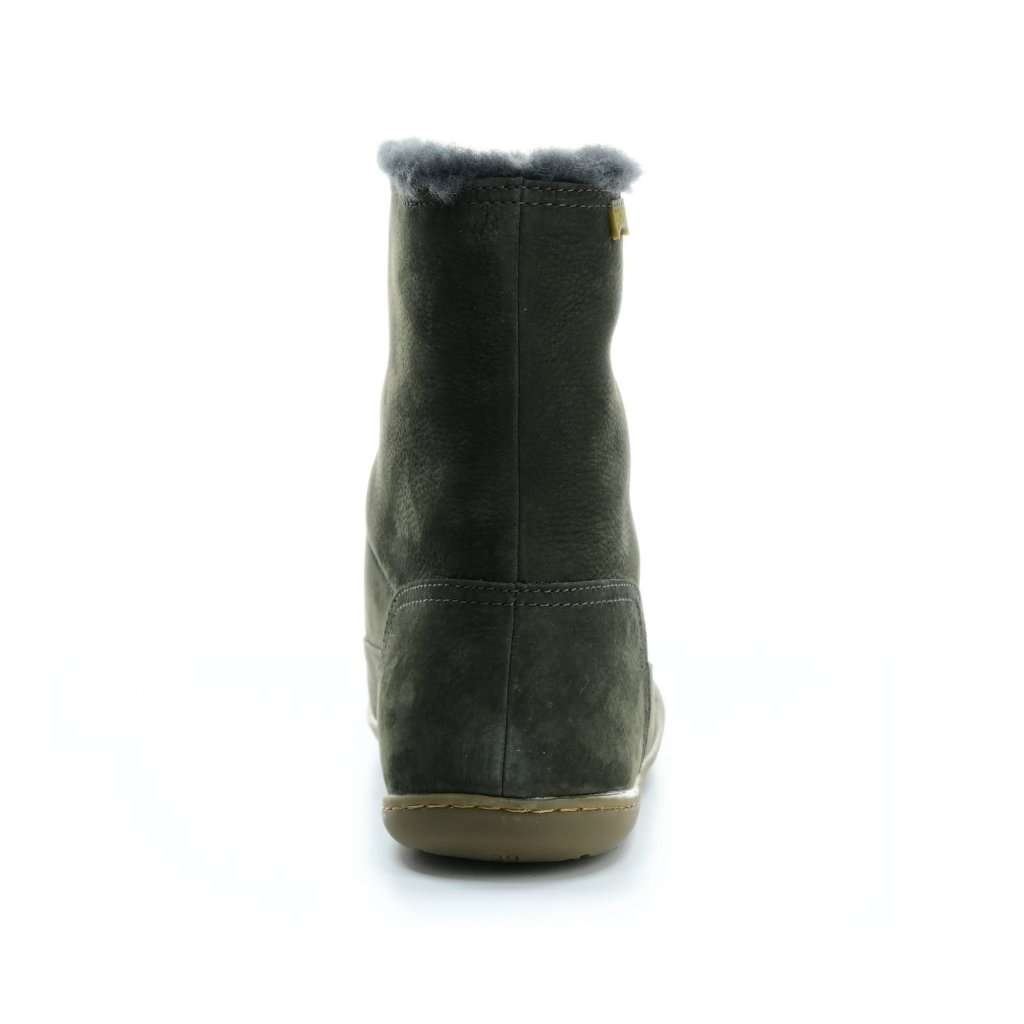 Camper Peu Cami Grey Uggy Meteor (K400598-001) dunkelgrüne  Barfuß-Halbstiefel