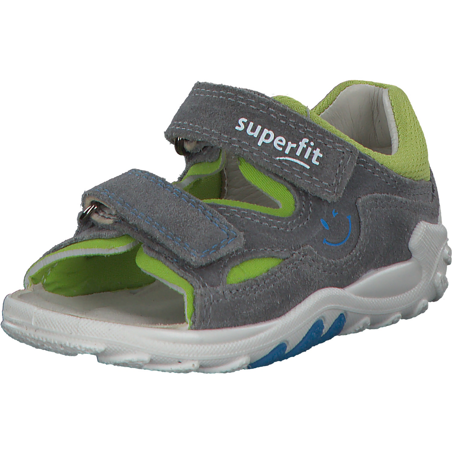 Superfit FLOW 00034, Sandalen (Kinder), Kinder, HELLGRAU/HELLGRÜN