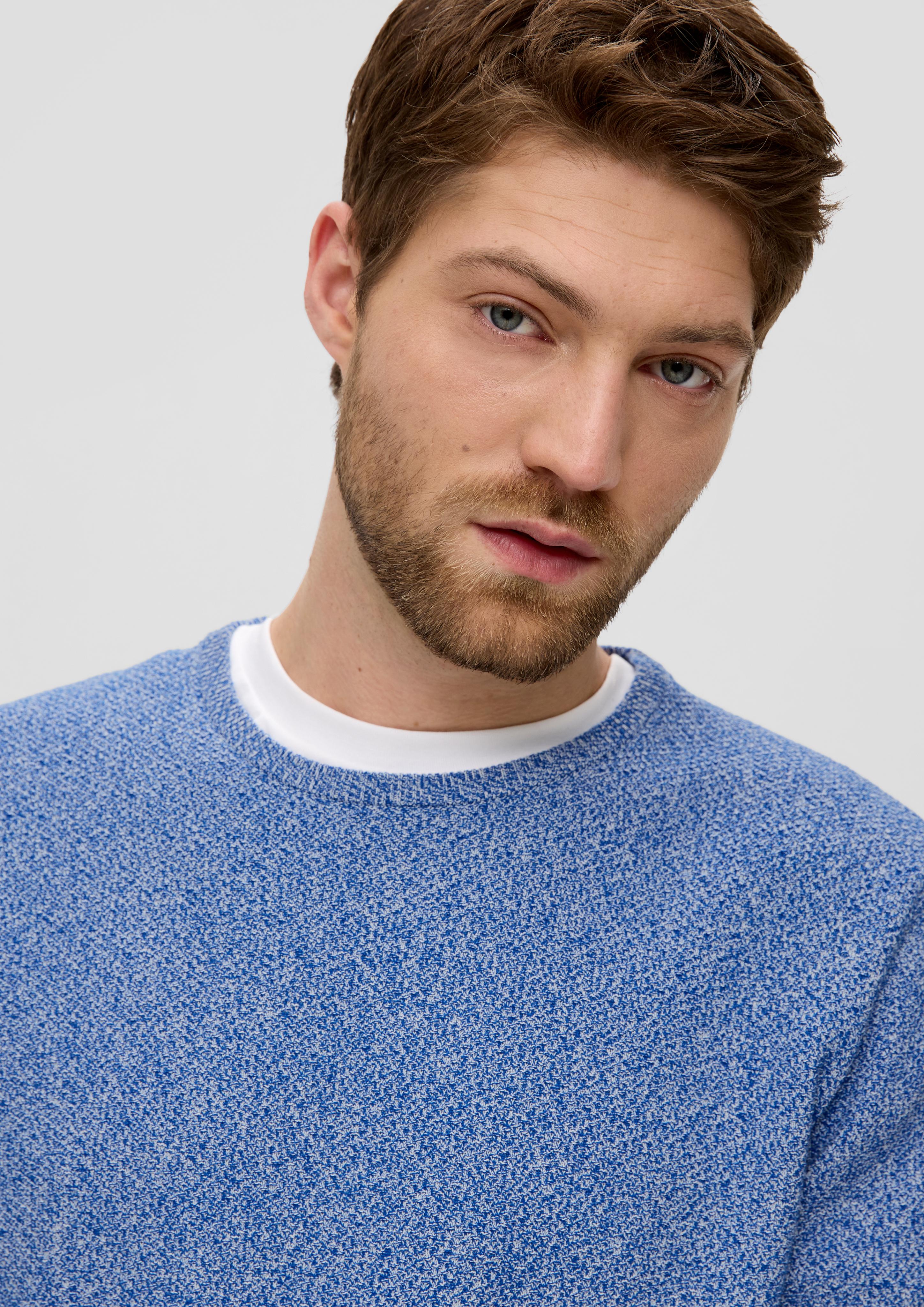 Feinstrickpullover mit Crew Neck  2146110-56X0