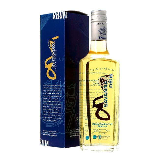 Rhum traditionnel Savanna Rhum Ambré, Métis 40°