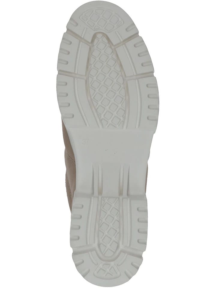 Caprice Leder-Sneakers in Beige günstig kaufen
