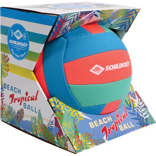 BALL SCHILDKRÖT BEACHVOLLEYBALL TROPICAL, NEOPREN VOLLEYBALL GRÖSSE 5, Ø 21 CM, NORMALE GR
