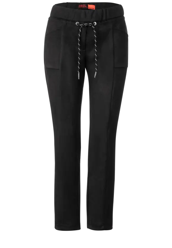 CECIL Casual Fit Velourshose