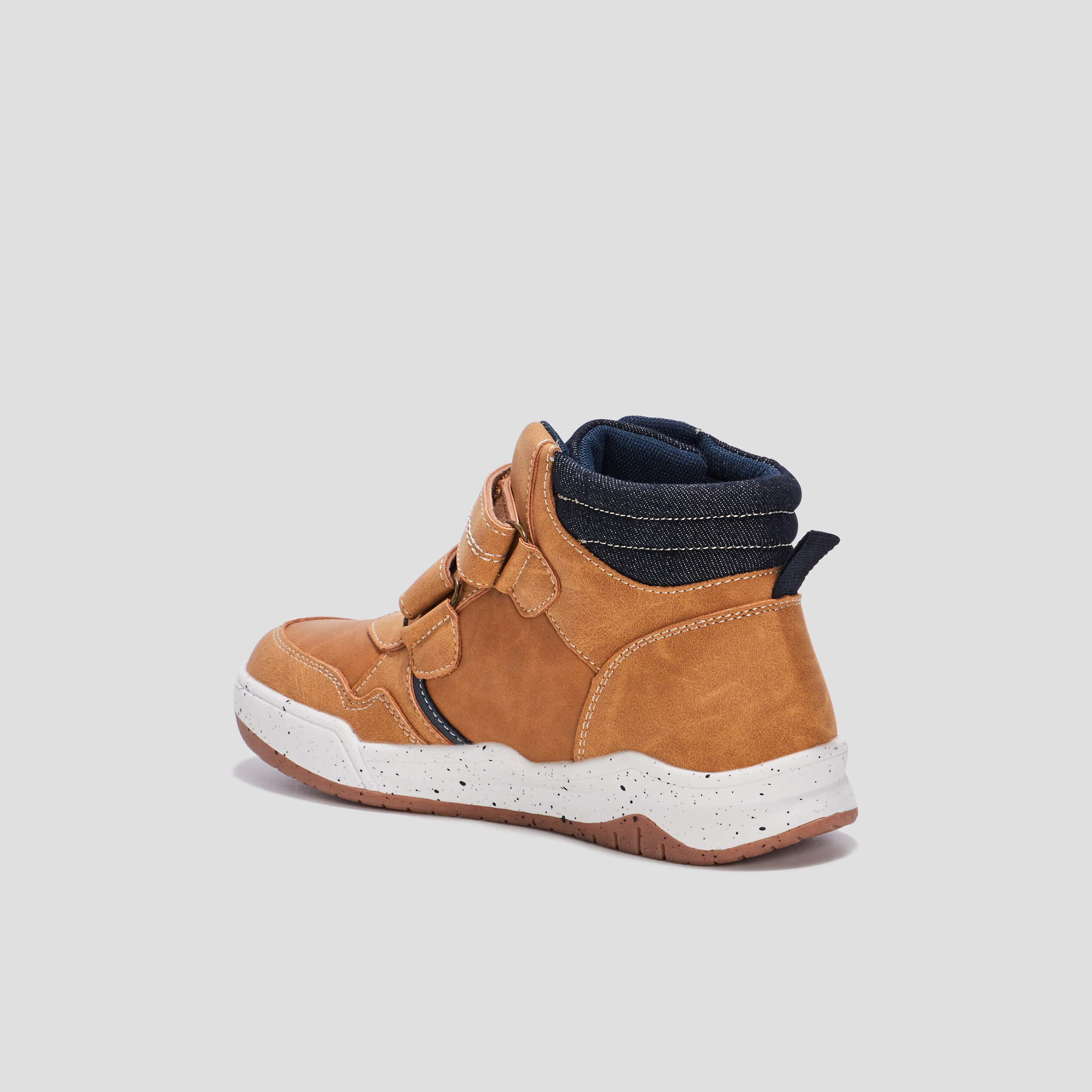 Baskets montantes Creeks camel garçon | La Halle