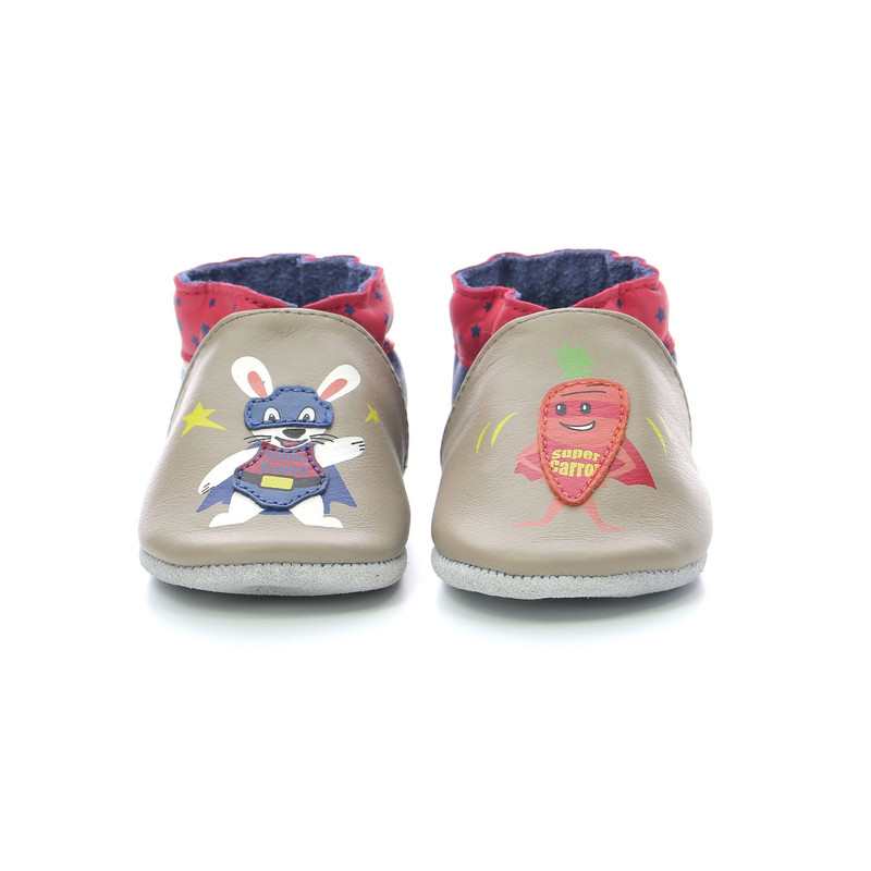 Chaussons cuir Mega Heroes