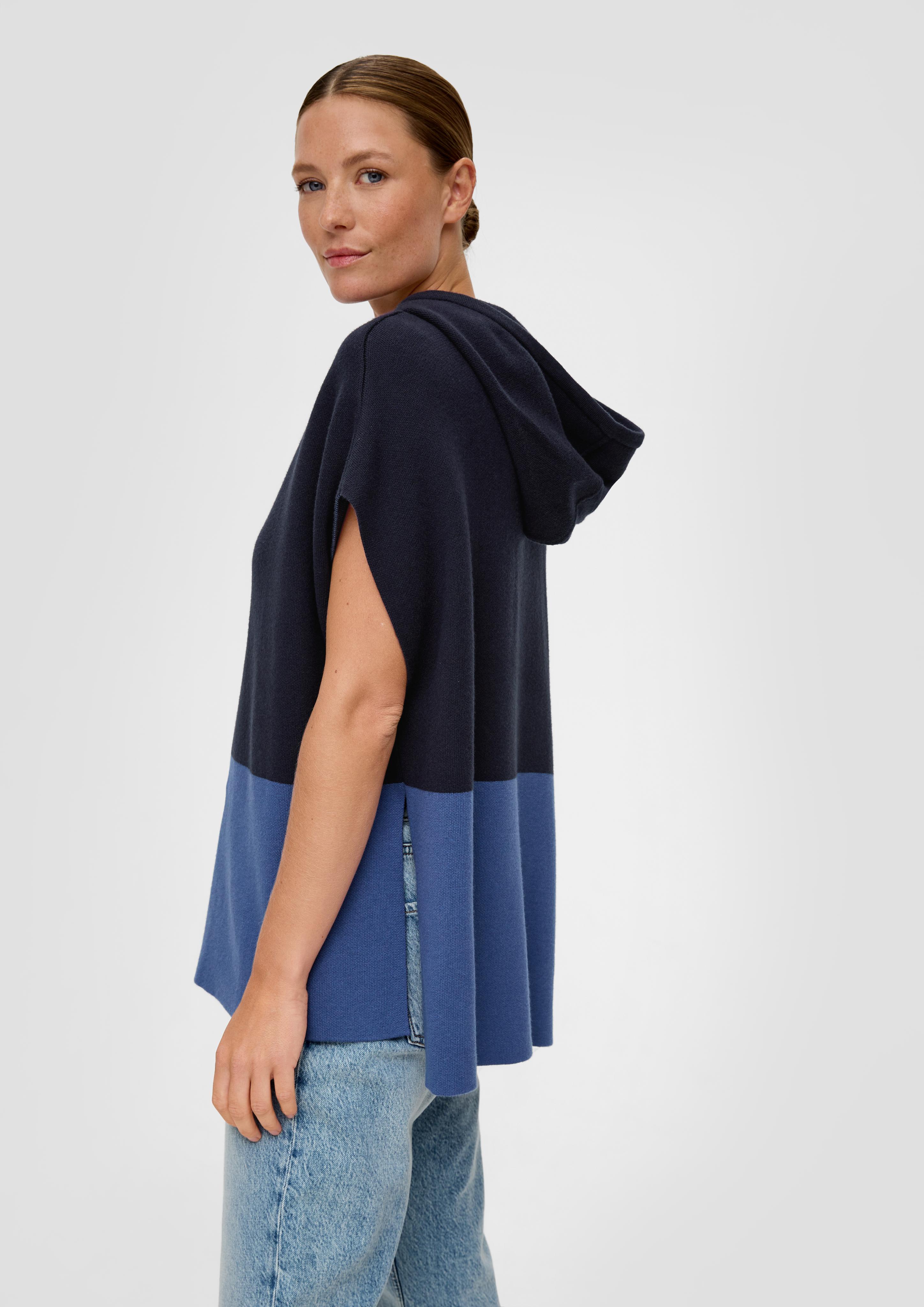 Strickponcho aus Viskosemix  2134249-5959