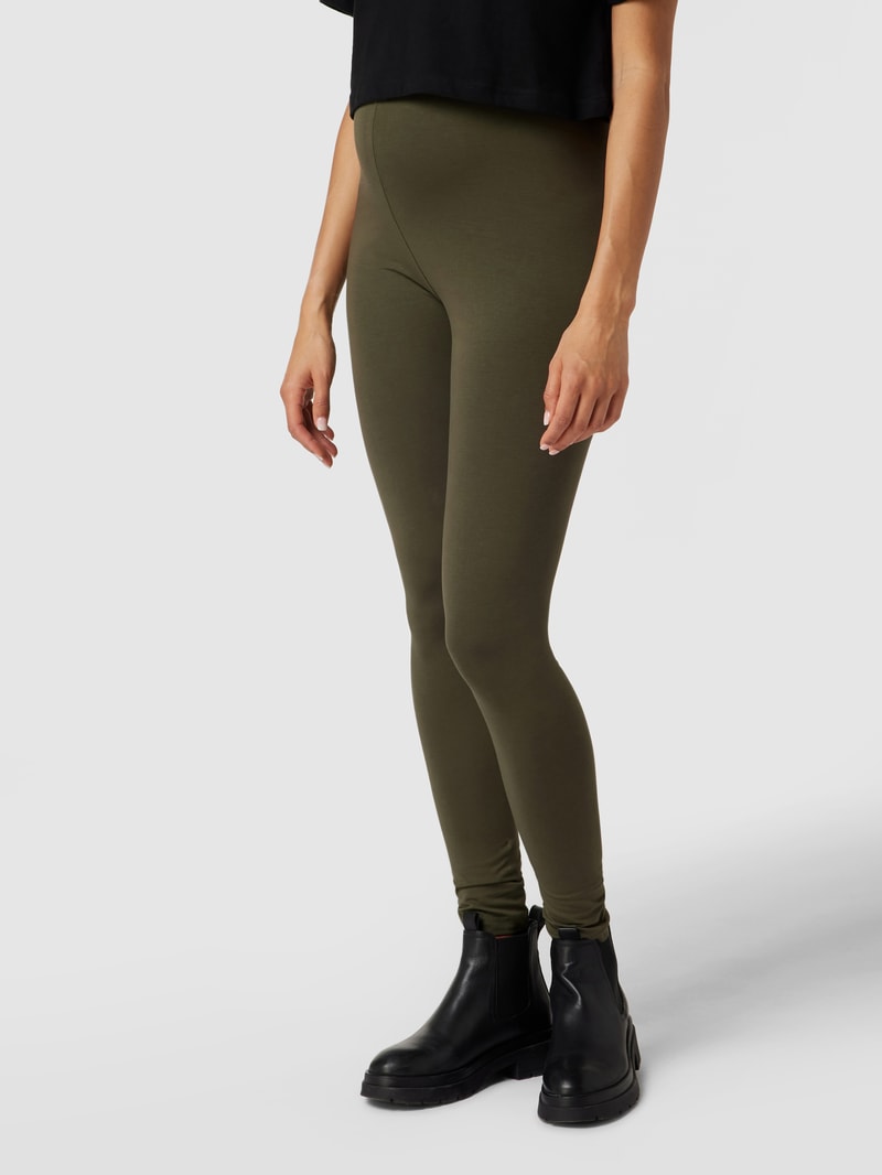 Umstands-Leggings mit Stretch-Anteil im 2er-Pack in schwarz