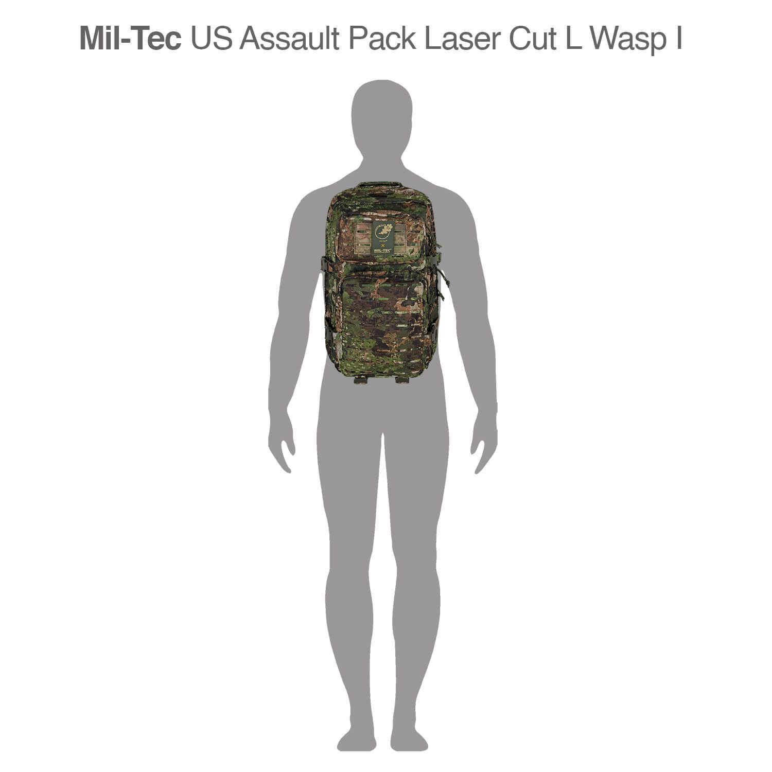 US Assault Pack Laser Cut Large WASP I