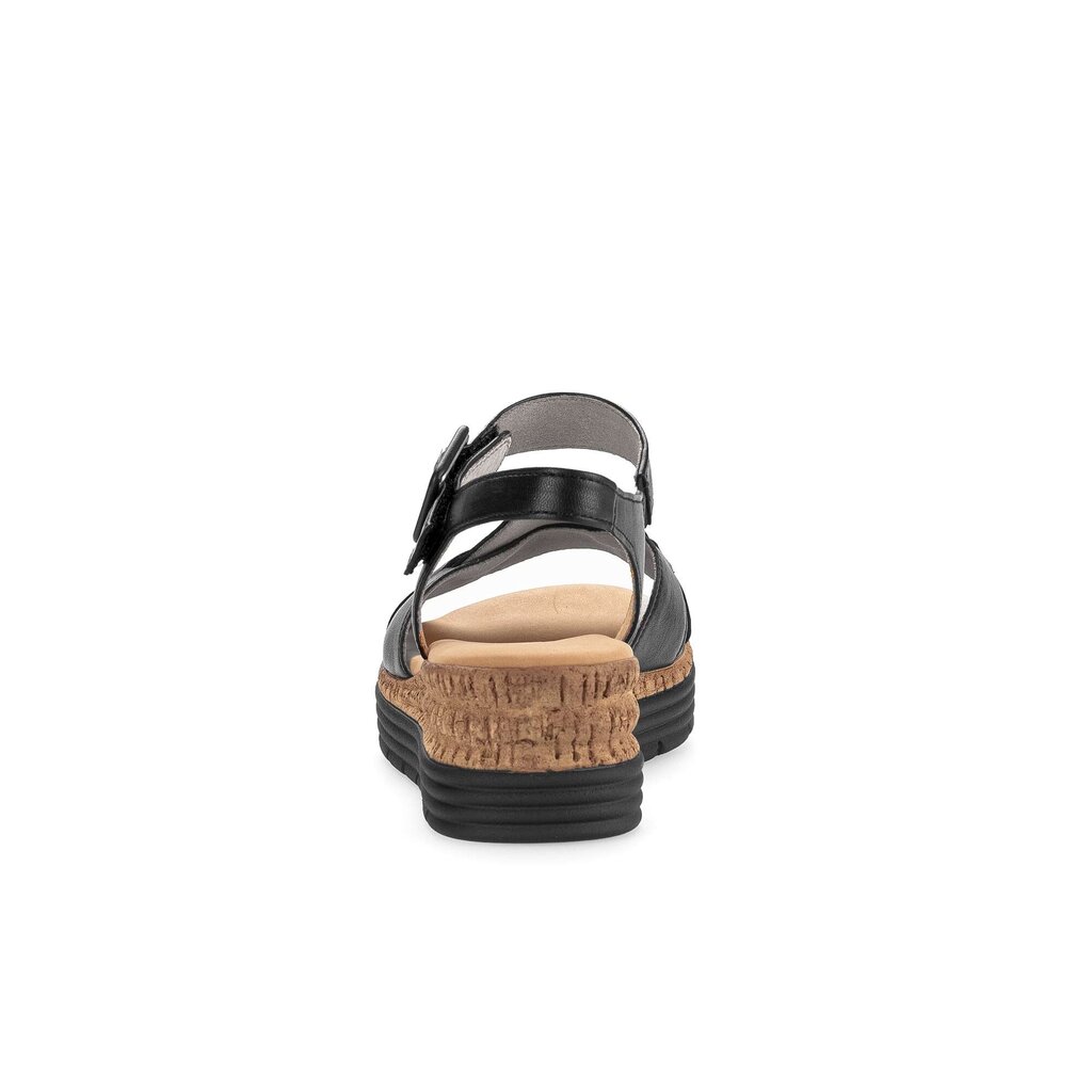 Gabor comfort Keilsandalette schwarz