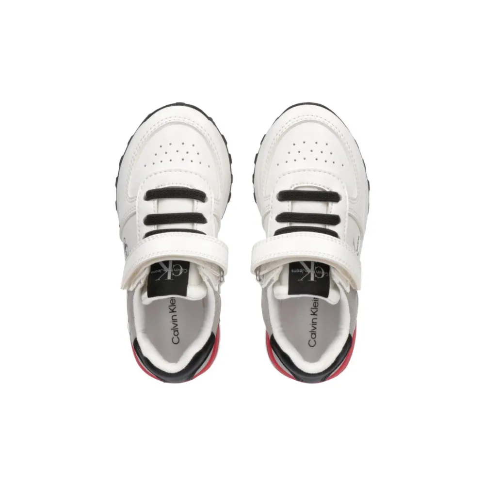 Calvin Klein Cut Lace Up Velcro V1B9-80133-0208-136 / weiss