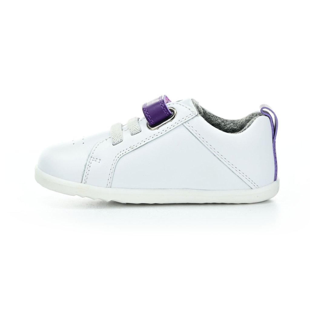 Bobux Optical White _ Murasaki Purple Step Up Barfußschuhe