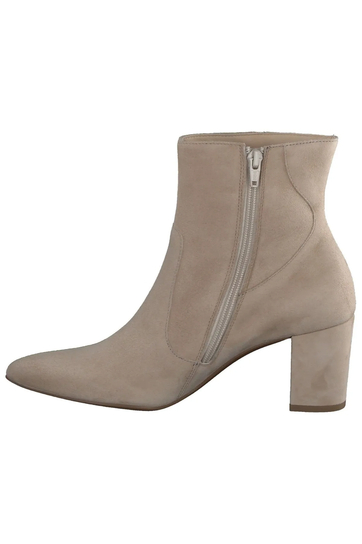 Paul Green  Stiefelette - Beige - Blockabsatz