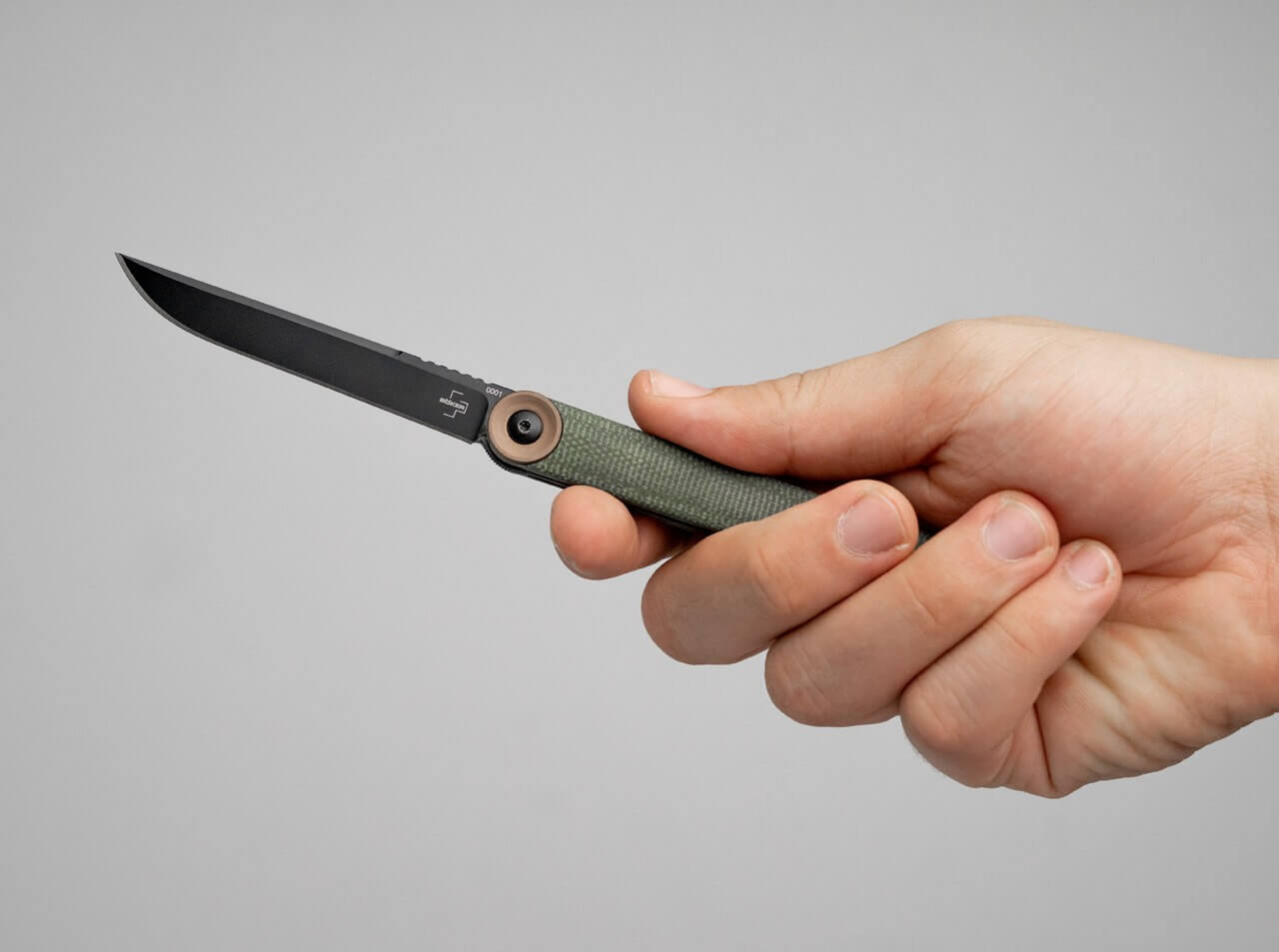 Kaizen Green Canvas Micarta