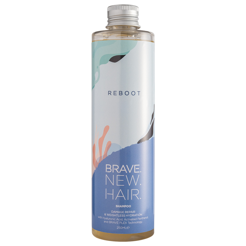 brave new hair Reboot Shampooing pour cheveux abîmés et secs