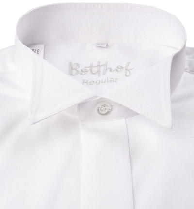 Botthof, Smokinghemd, Regular Fit, Baumwolle, weiß