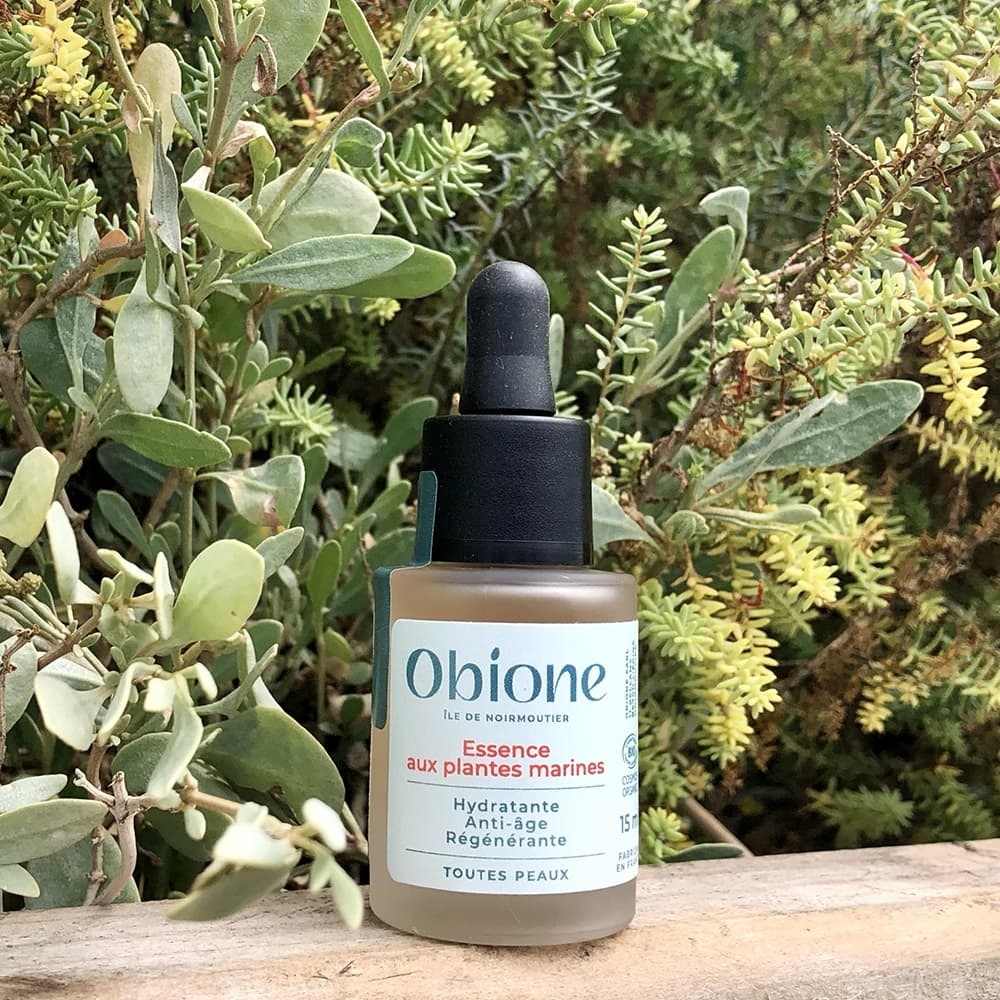 obione Essence aux Plantes marines de l'île deNoirmoutier Hydratante, anti-âge, régénérante  - Jout et nuit - Toutes peaux