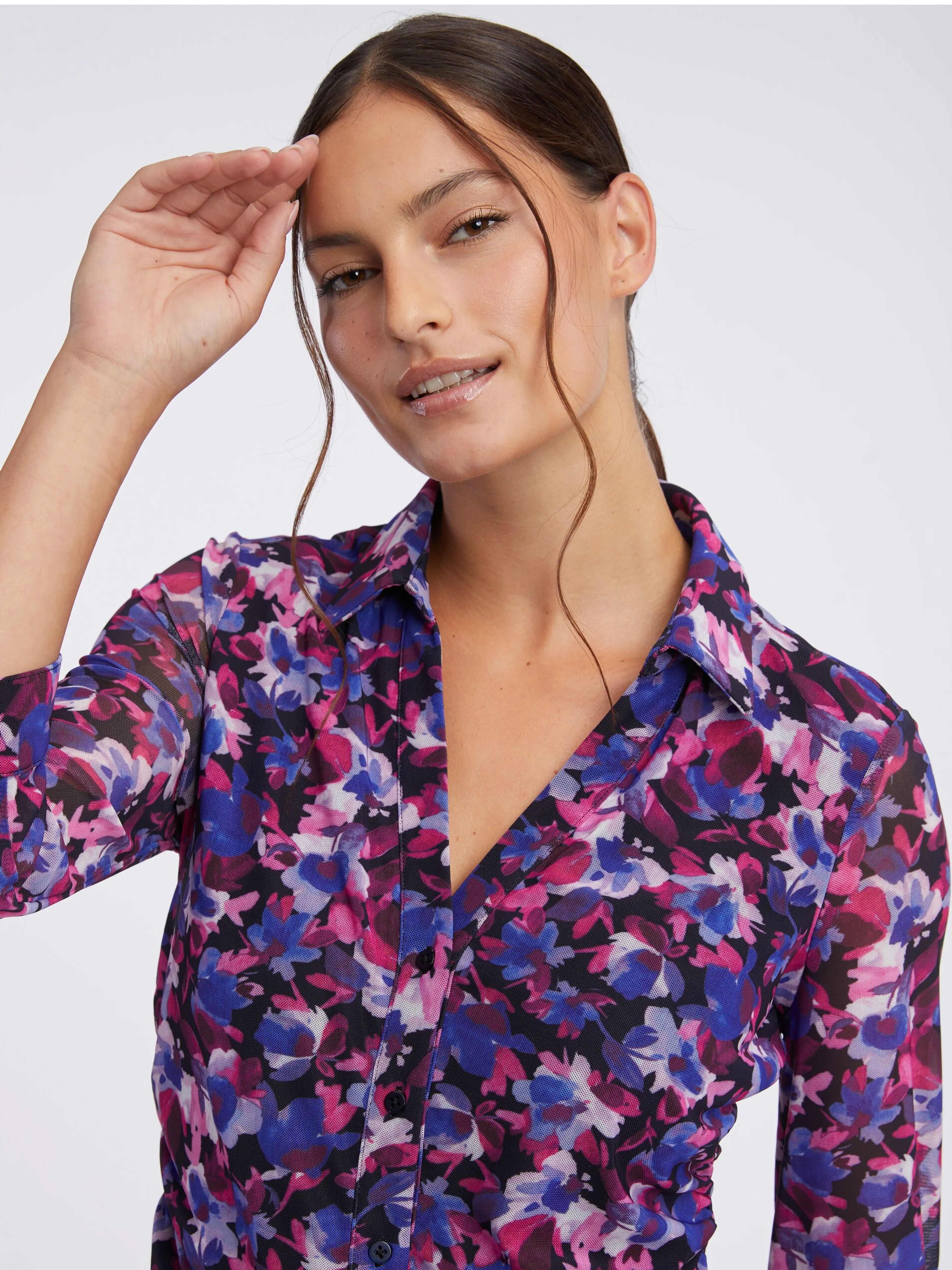 Lila Damenbluse ORSAY