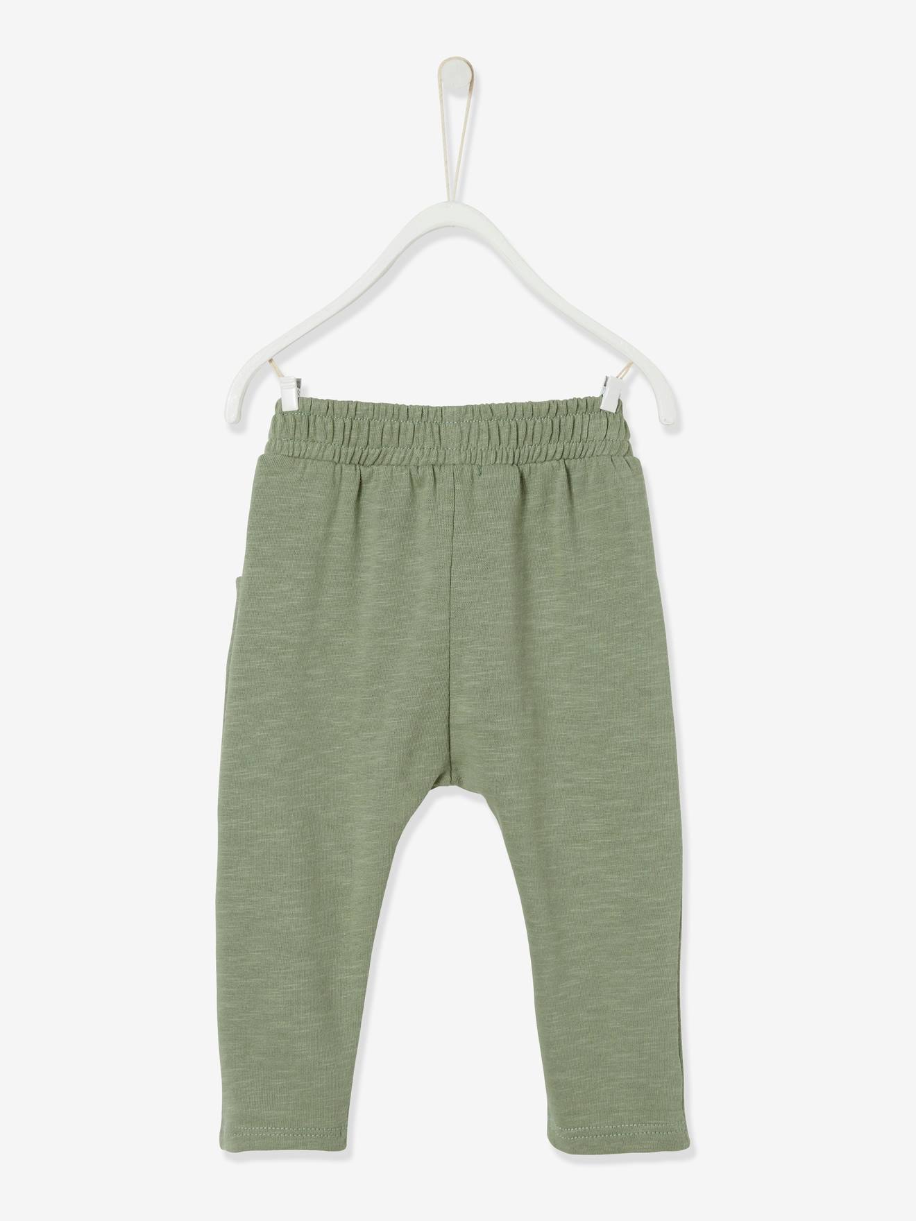 Pantalon molleton bébé garçon uni BASICS beige sable