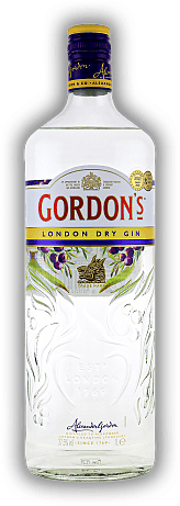 Gordon's Dry Gin 37,5% 1,0 Liter Gordon's Dry Gin 37,5% 1,0 Liter Gordon's Dry Gin ist nicht nur in Deutschland die Nr. 1 sondern weltweit der Marktführer im Gin-Segment. 1	 Liter - Vol 37,5%