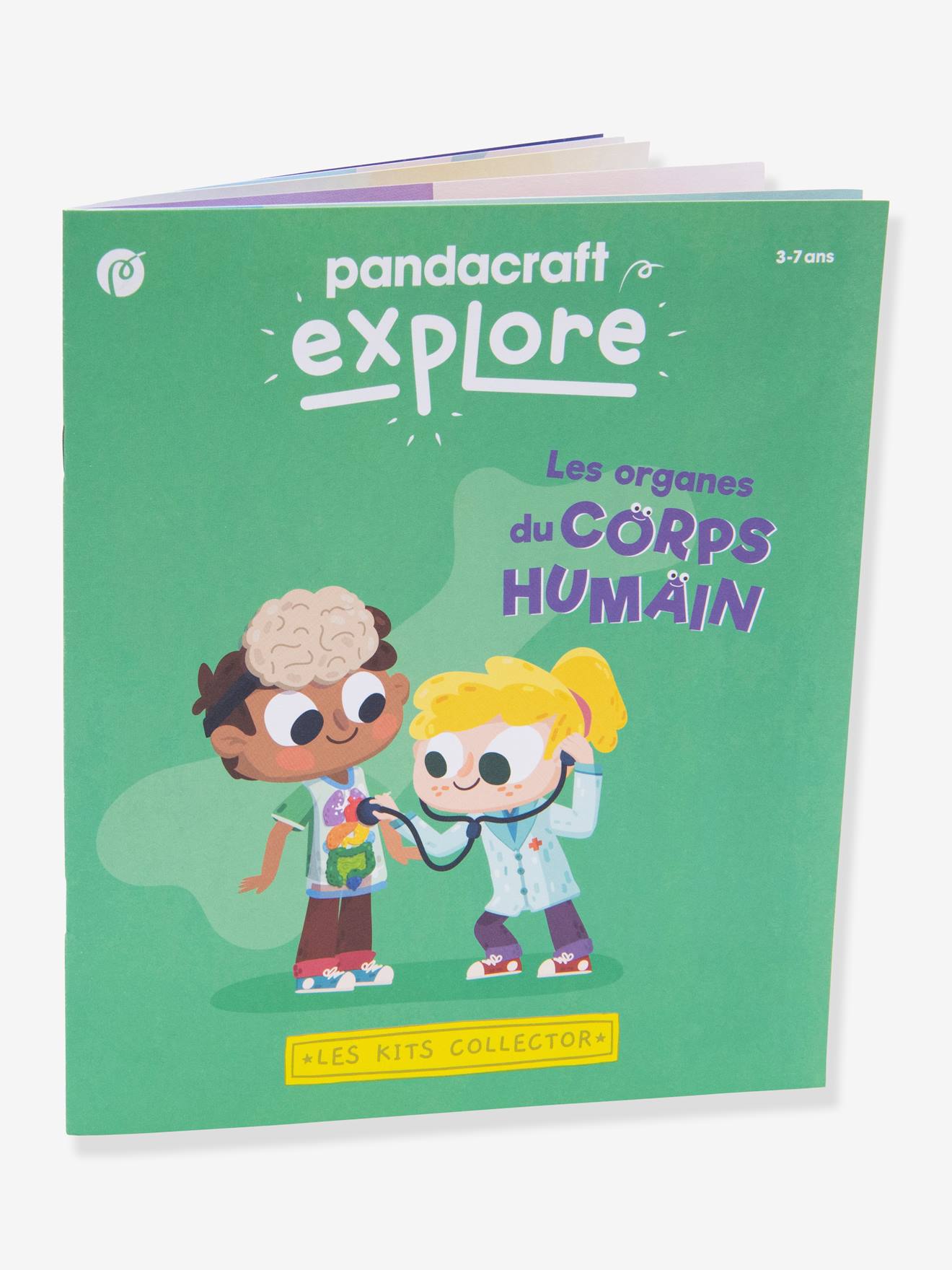 Kit Collector Les organes du corps 3/7 ans PANDACRAFT violet