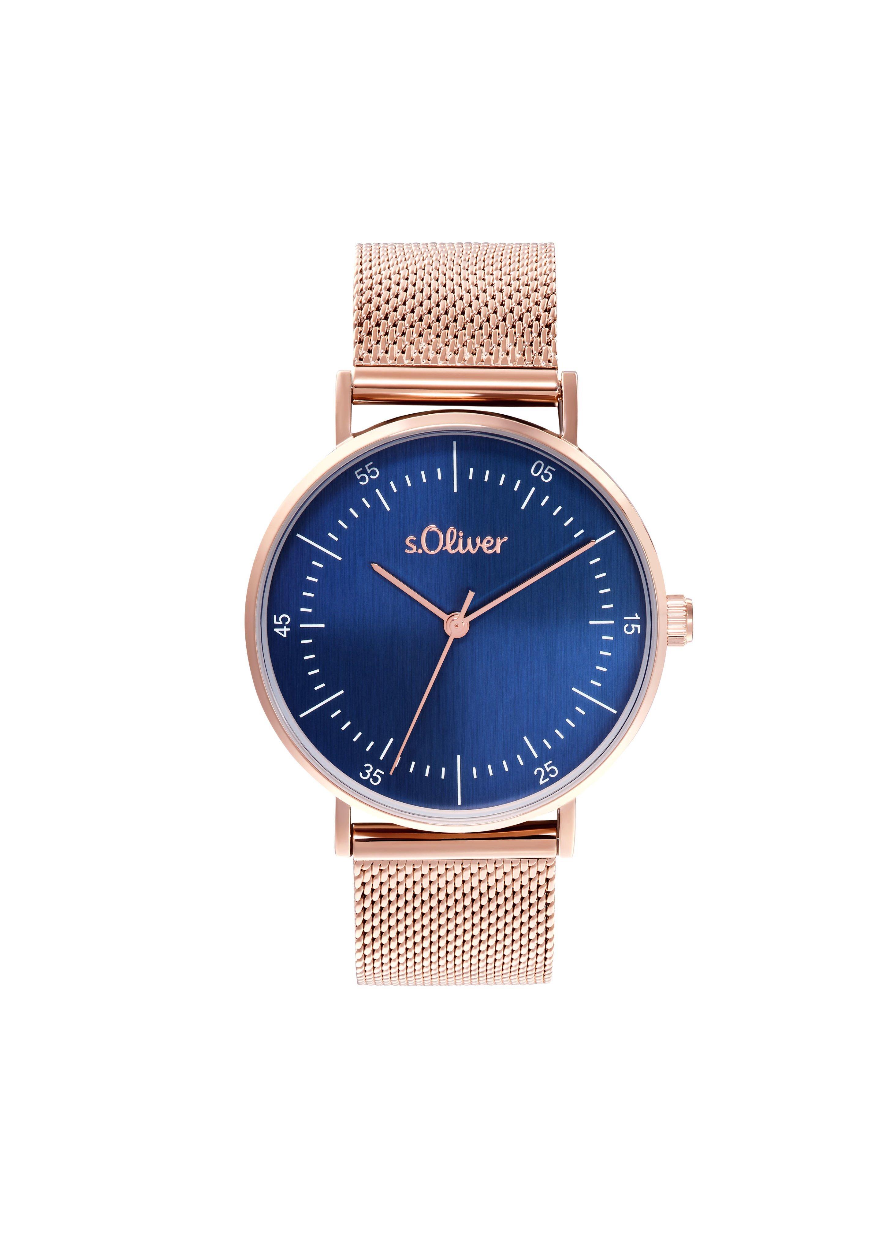 Armbanduhr mit Metallband  6009003-44B0