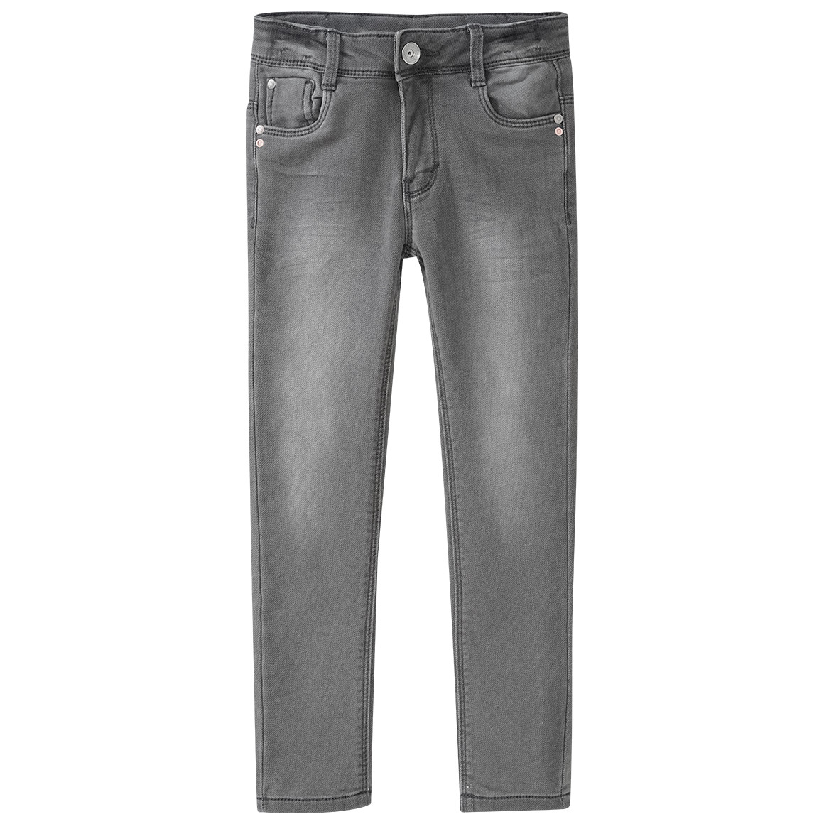 Mädchen Skinny-Jeans mit Used-Waschung