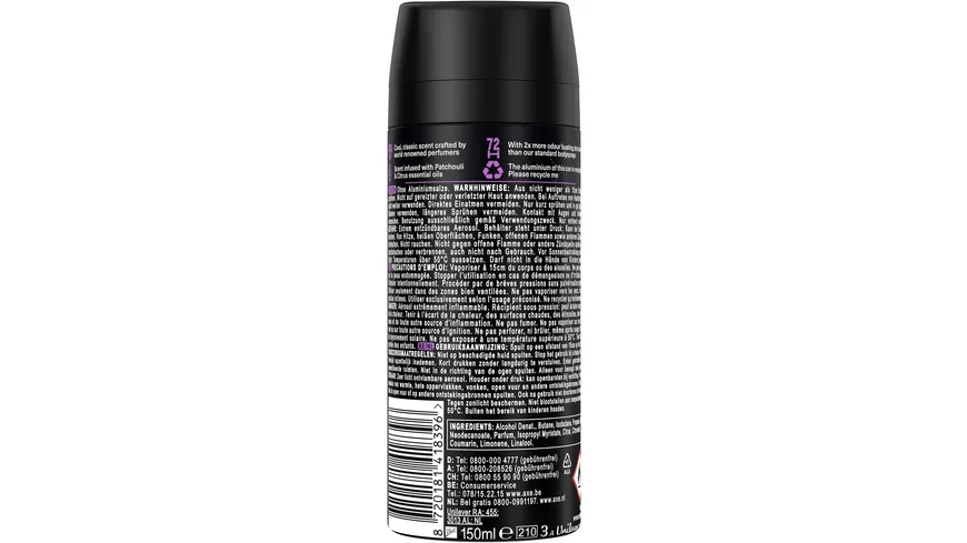 AXE Purple Patchouli Deodorant Bodyspray 150 ml