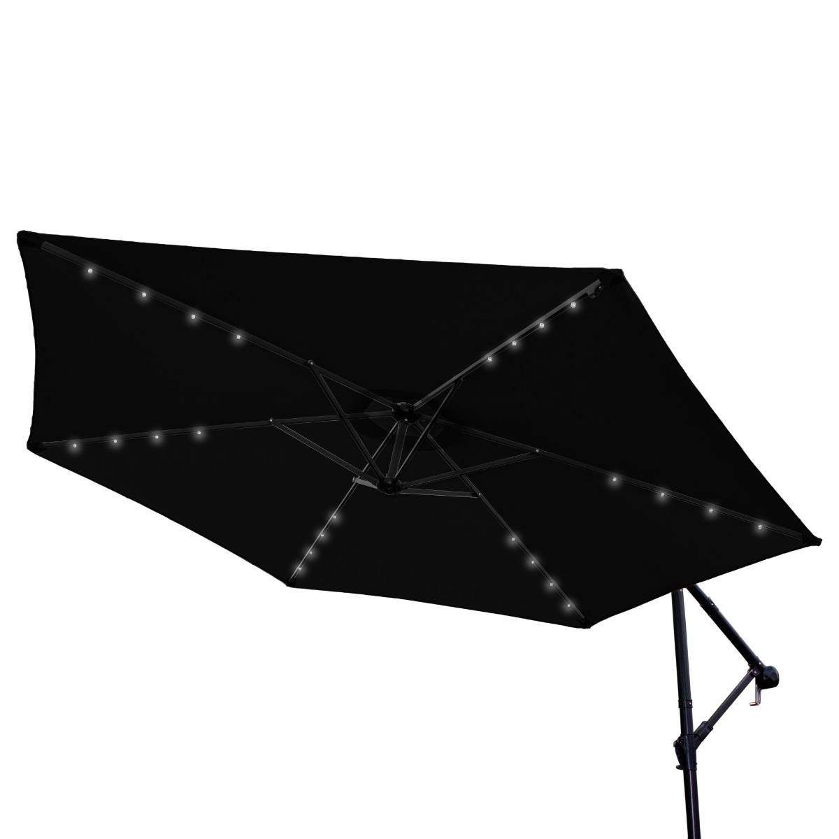 Monstershop 300 schwebender Sonnenschirm mit LED-Beleuchtung