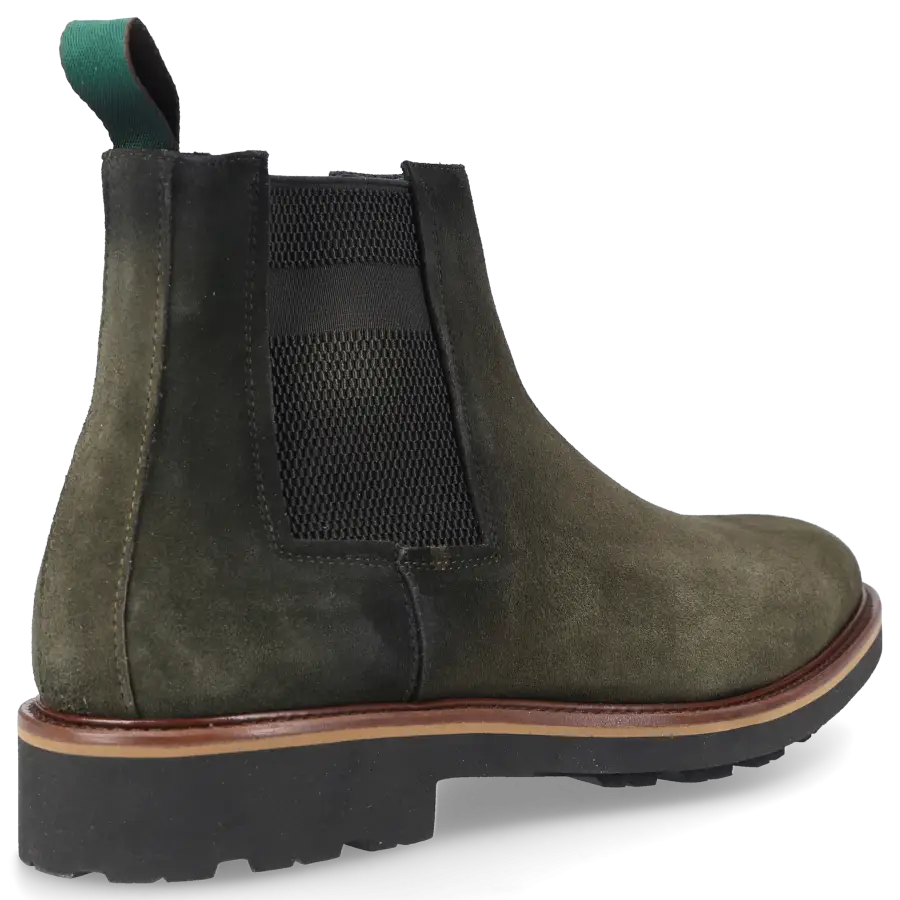 Budapester - Chelsea Boots 14196 Veloursleder - grün