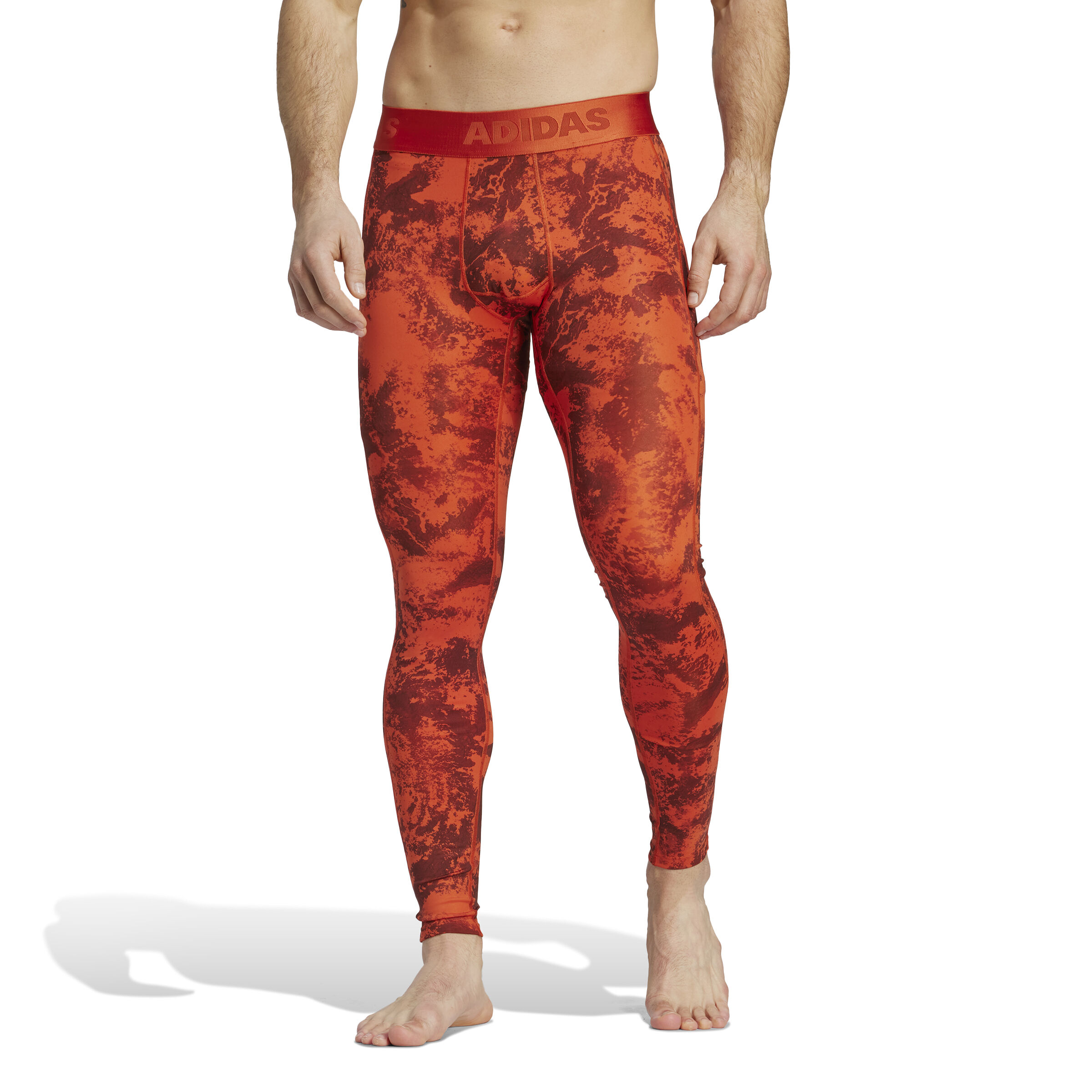 Paris Tech-Fit Tight Herren - Orange, Rot