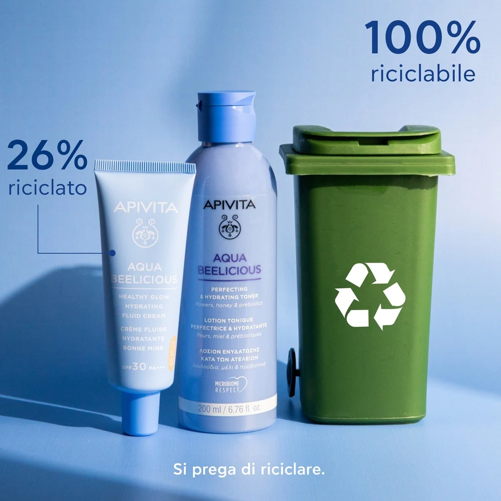 Aqua Beelicious Healthy Glow mitrinošs šķidrais krēms ar SPF30 - mitrinošs dienas sejas krēms