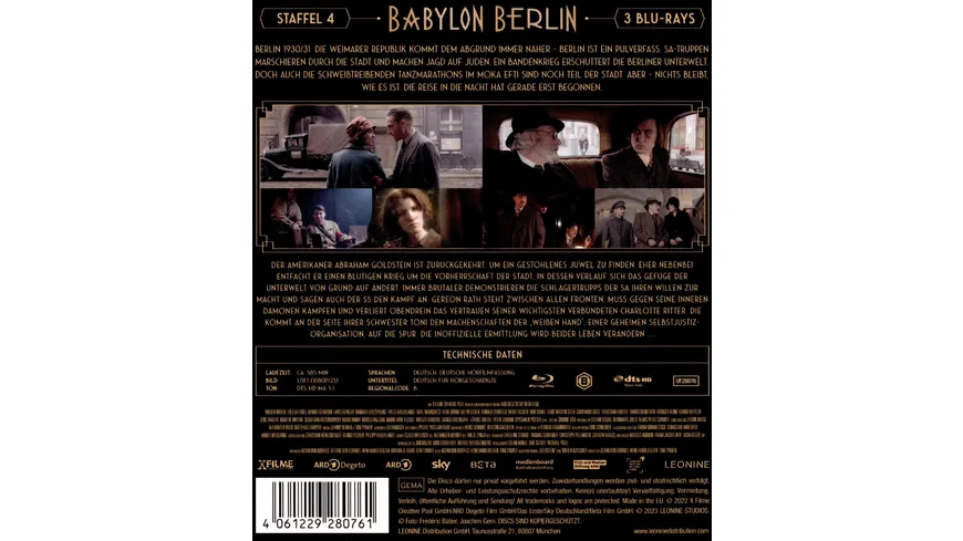 Babylon Berlin - Staffel 4  [3 BRs]