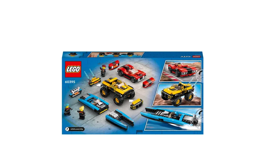 LEGO City 60395 Rennfahrzeuge Kombiset