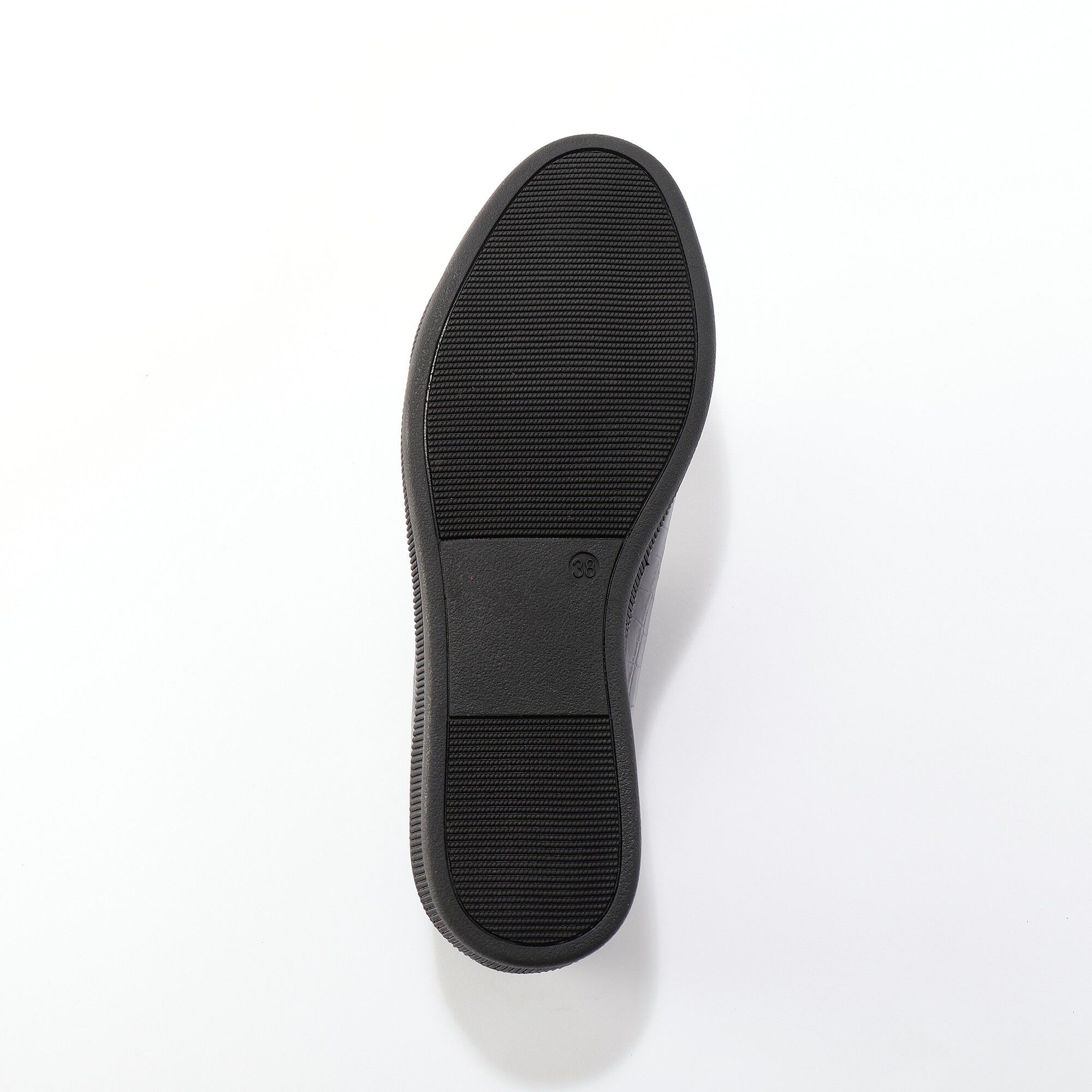 Basket scratchées en cuir effet croco