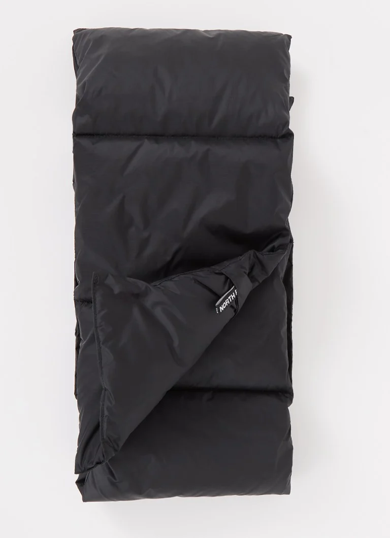 Eșarfă matlasată The North Face Nuptse cu logo brodat, 130 x 20 cm