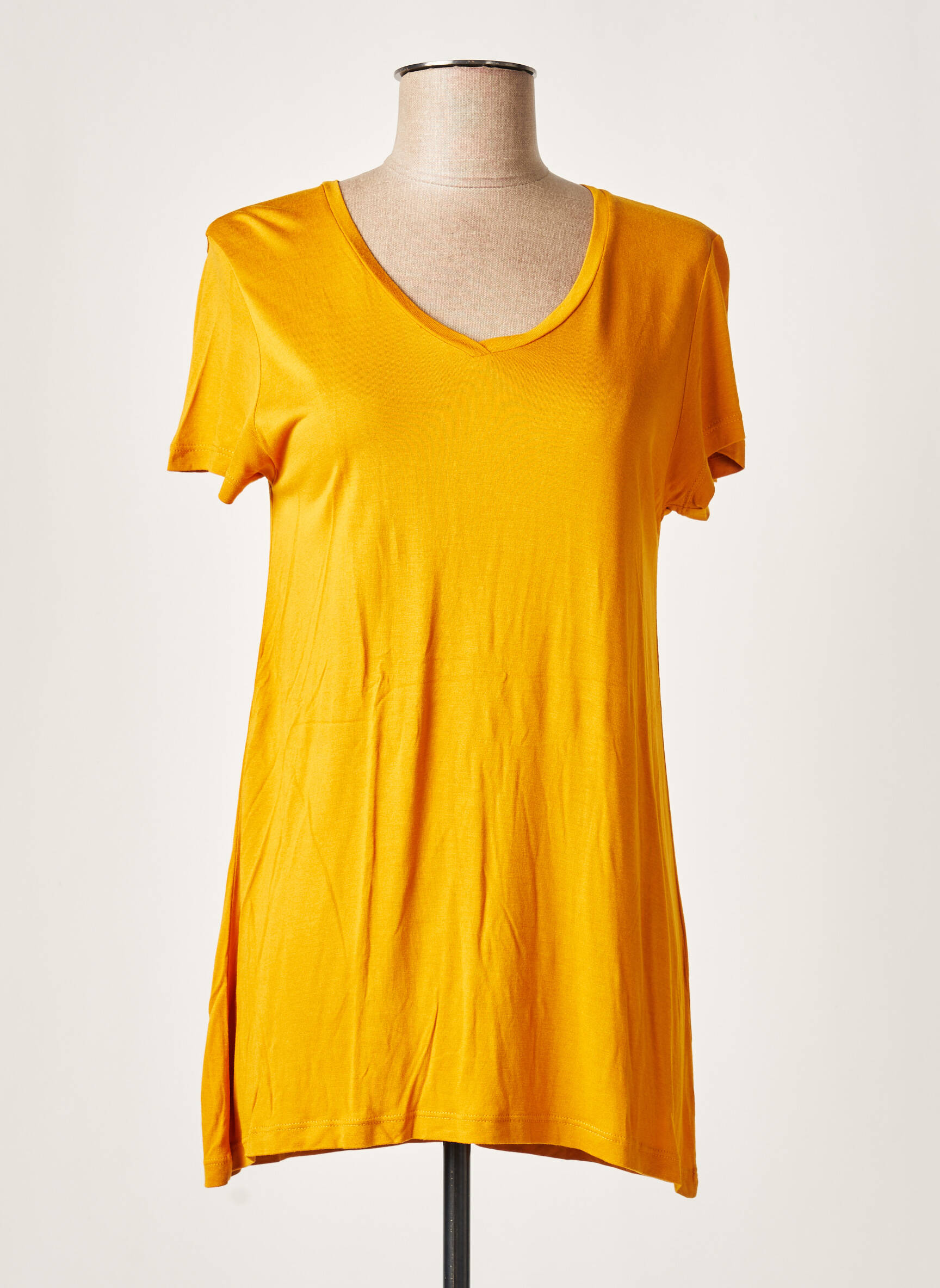 Kaffe Tuniquemanchecourte Femme couleur orange