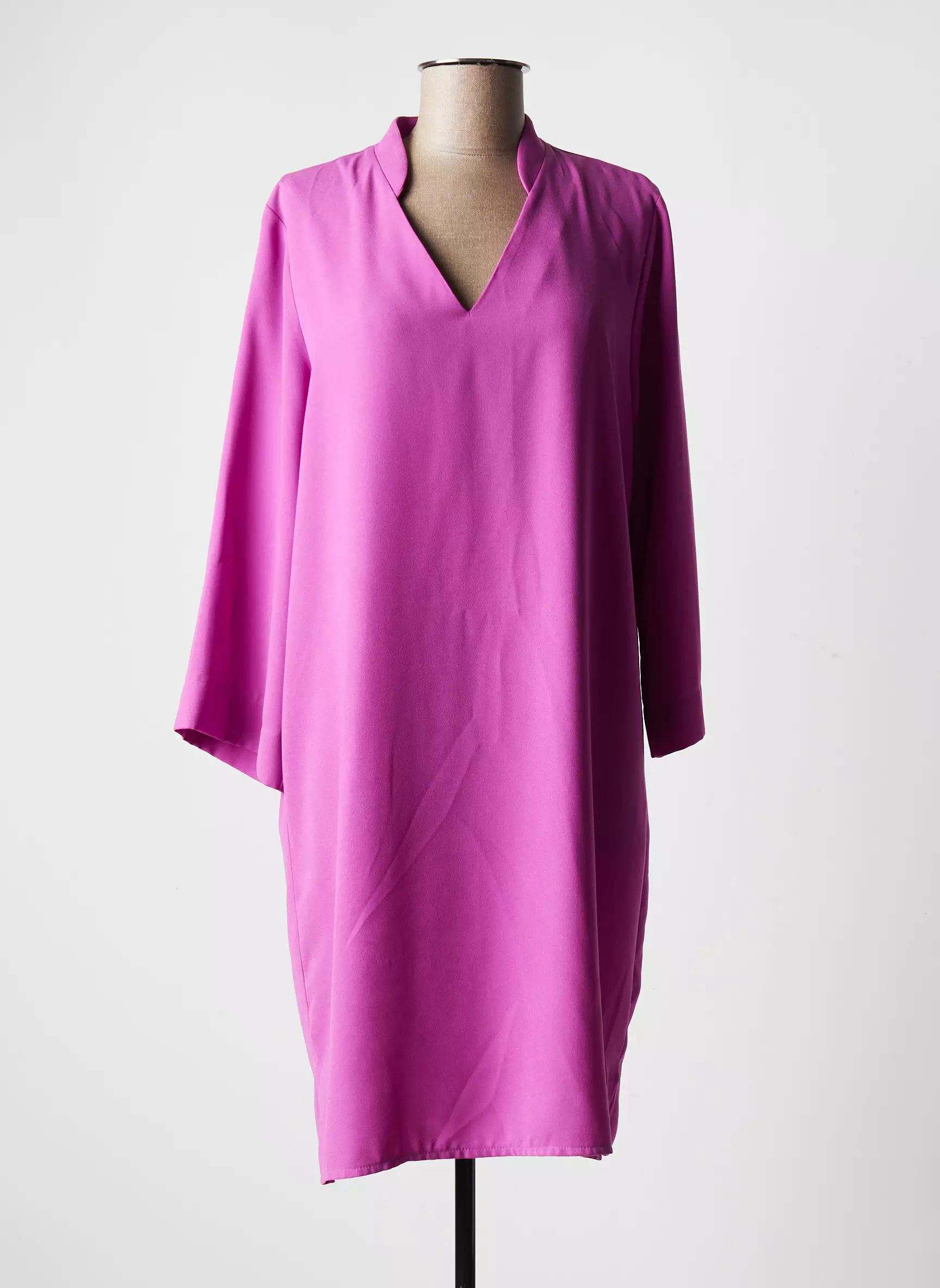 Ema Blue S Robes Mi Longues Femme couleur rose