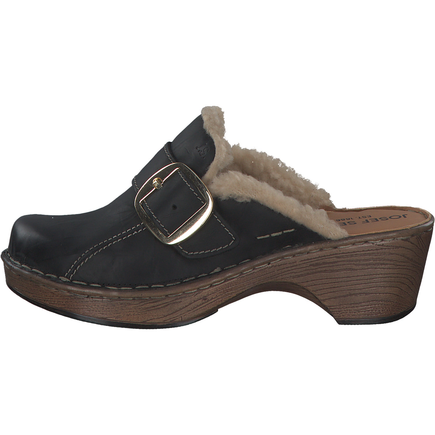 Josef Seibel Lily 10 77610, Clogs, Damen, schwarz