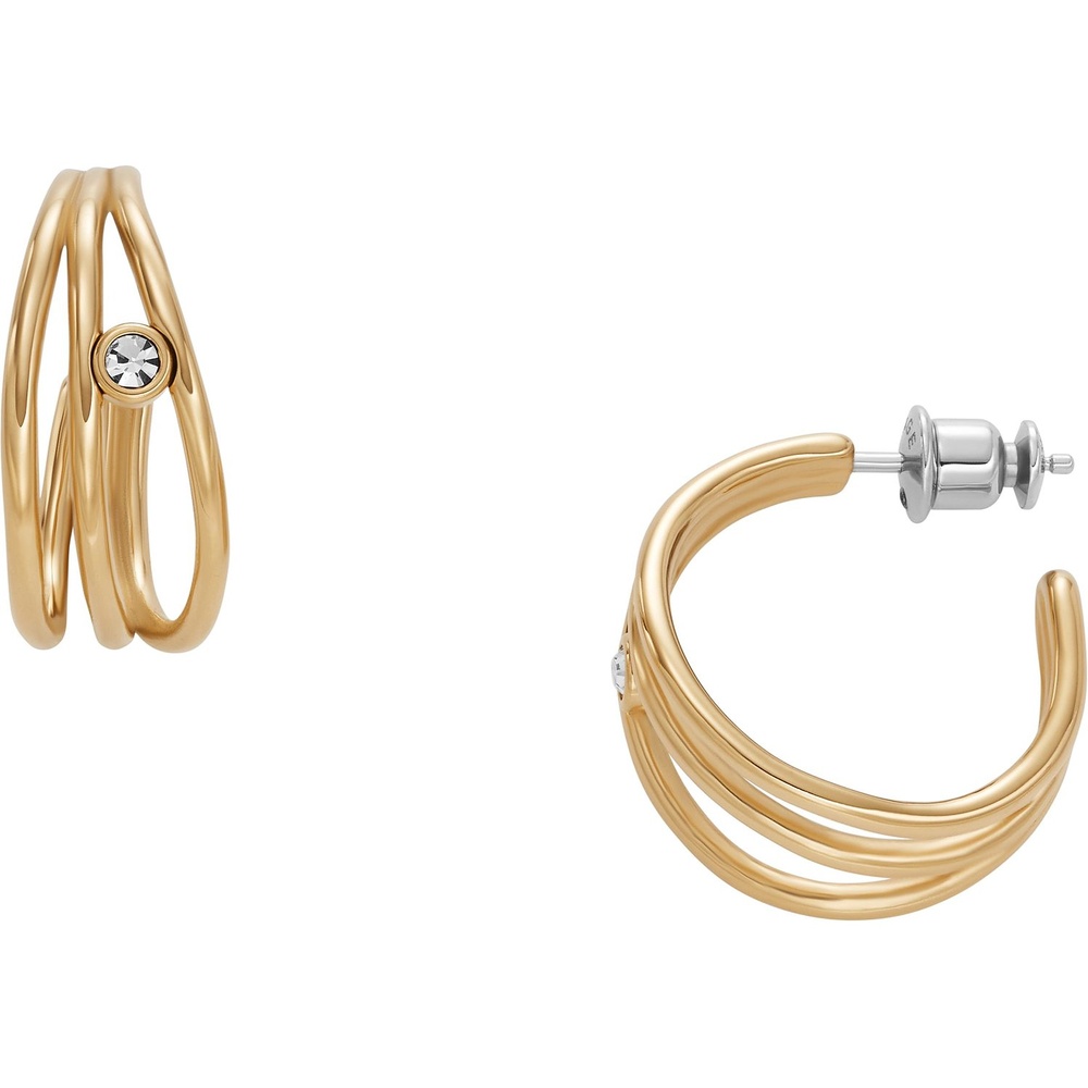 Skagen Créoles Acier inoxydable Boucles d'oreilles