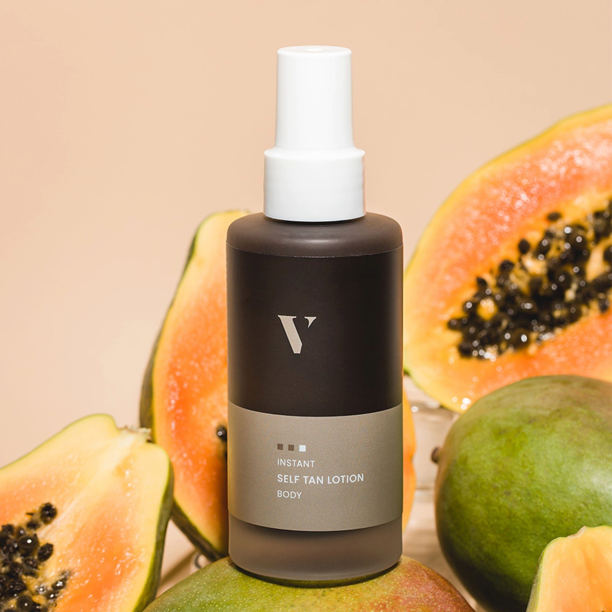 VENICEBODY Selbstbräunungslotion Instant Self Tan Lotion Body (mit Kakao-Extrakt)