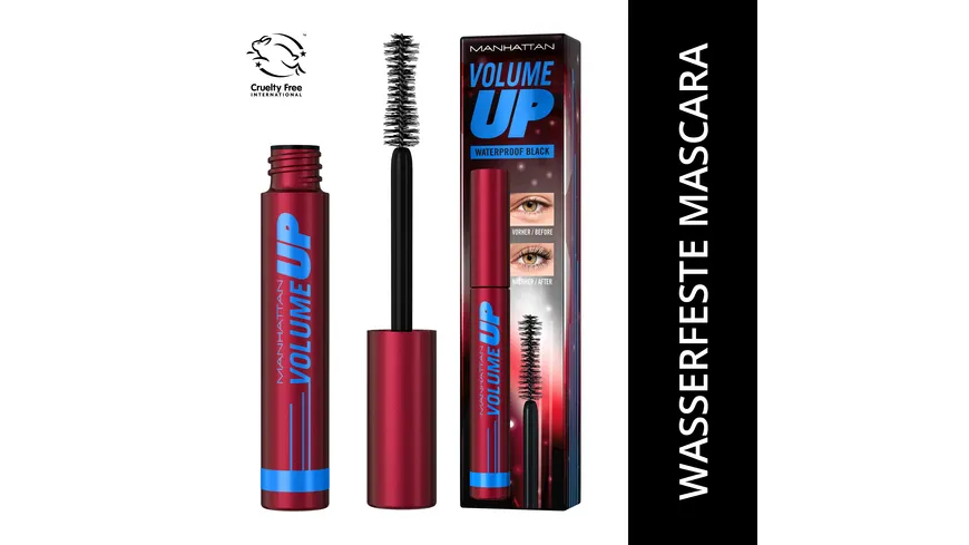 MANHATTAN COSMETICS Volume Up Mascara 8 ml 003 - Black Waterproof