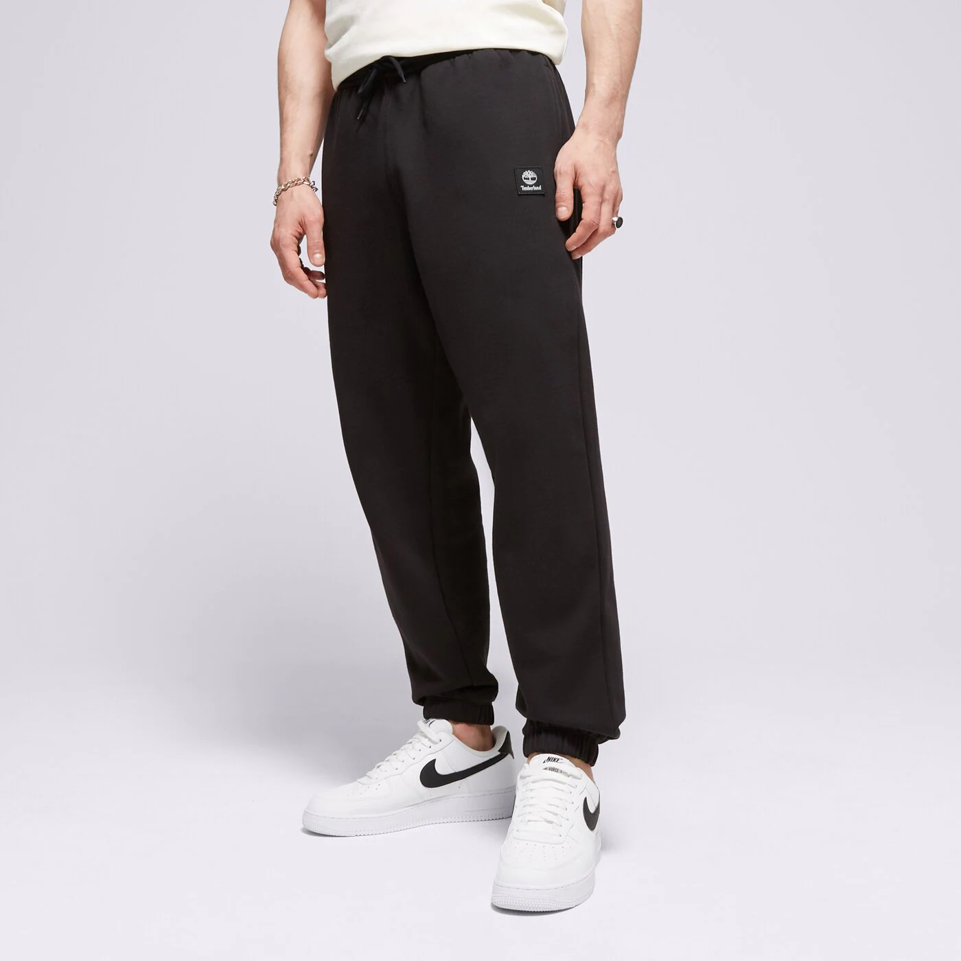 TIMBERLAND HOSE NEW WOVEN BADGE SWEATPANT Schwarz